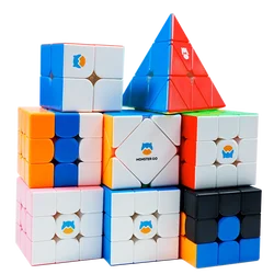 GAN 356 MonsterGo Cube GAN Go Cube 3x3x3 GAN Magnetic Cube Profissional 356MG 251 Magic Cube Game Cube Puzzle Educational toys