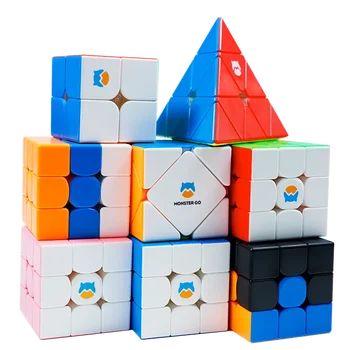 Gan 356 monstergo cubo gan go cubo 3x3x3 gan cubo magnético profissional 356mg 251 cubo mágico jogo cubo quebra-cabeça brinquedos educativos