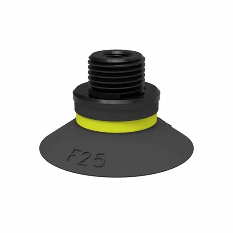 Vacuum suction cup F series high temperature resistant and scratch free, increased friction flat suction cup
