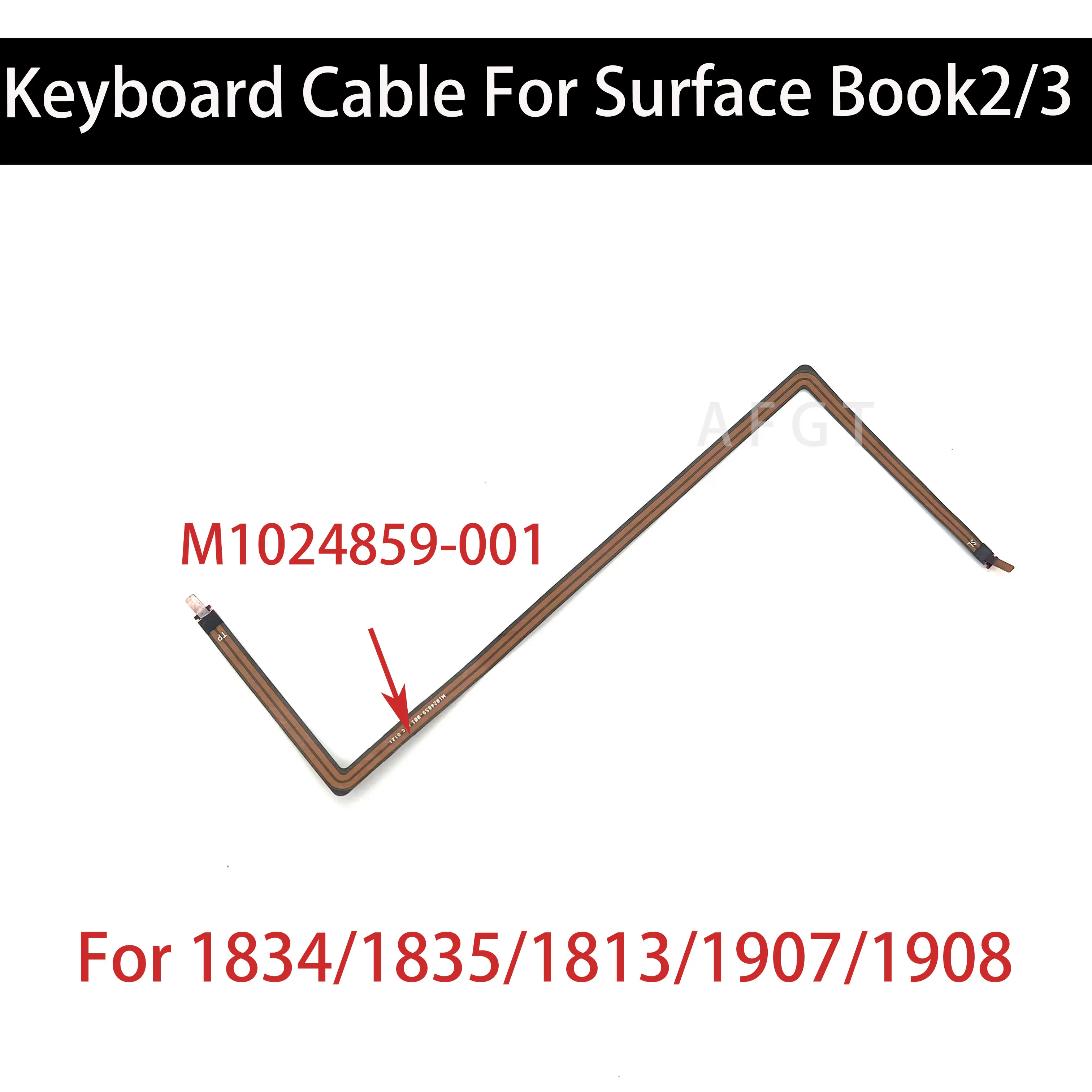 Original Keyboard Cable For  Miscrosoft Surface Book2/3 Connect Cables Between Keyboard And Trackpad 1834 1835 1813 1907 Tested