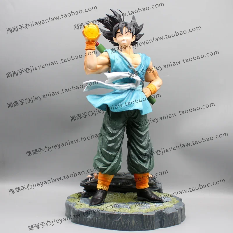 

41cm Large Dragon Ball Z Figure Happy Smile Son Goku Gk Model Anime Collection Pvc Statue Toys Figurine Desk Ornament Toy Gifts