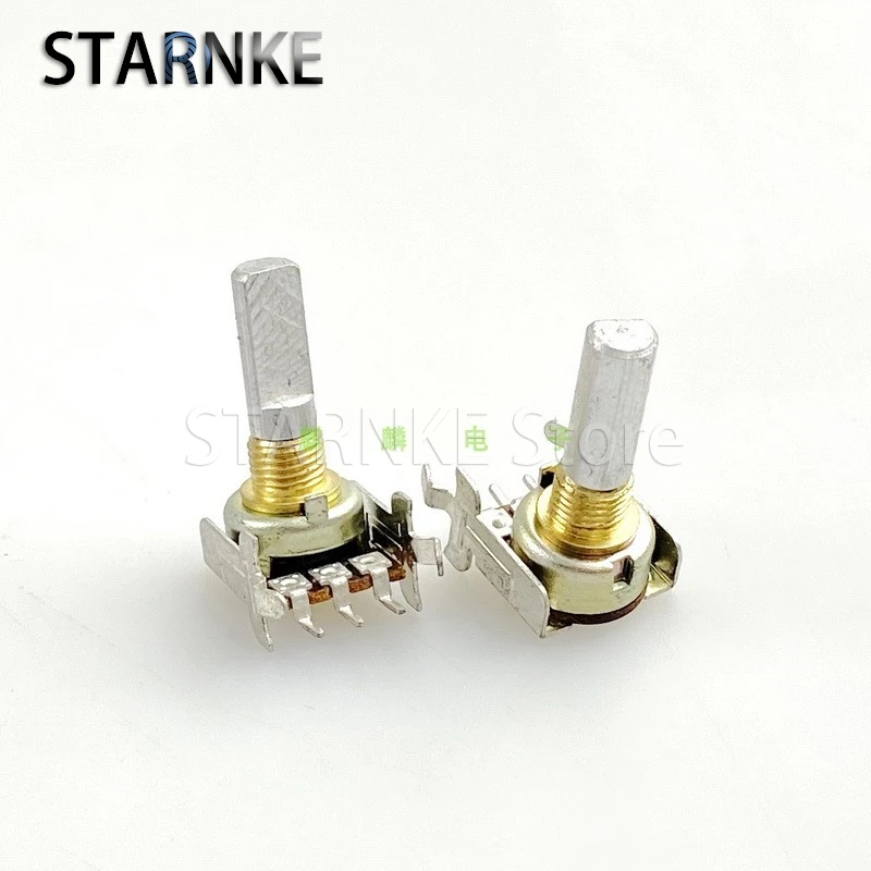 2PCS R1250N 12-type single-link B20K Speaker Amplifier Audio Volume Potentiometer 20mm Axis Length