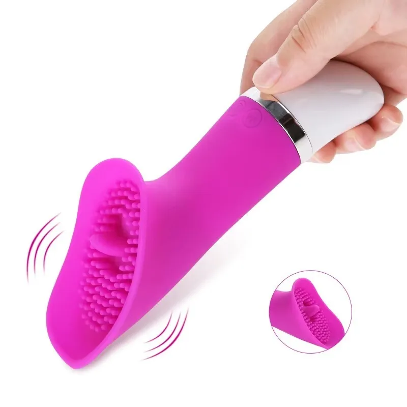 Tongue Licking Vibrartor For Women Oral Sex Toy Simulator Silicone Multi Speed Clitorisl Massge Female Pleasure Massager