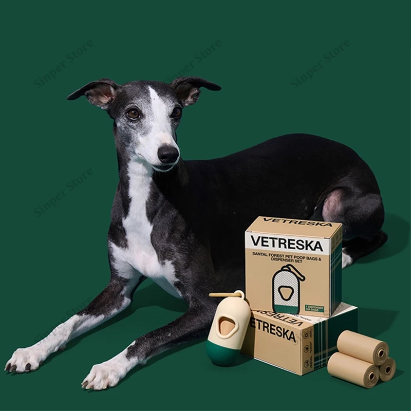 

Держатель мешка для собачьих какашек для поводка, диспенсер для мешков для собак с эластичной петлей, переносные легкие пластиковые держатели для домашних животных, лес