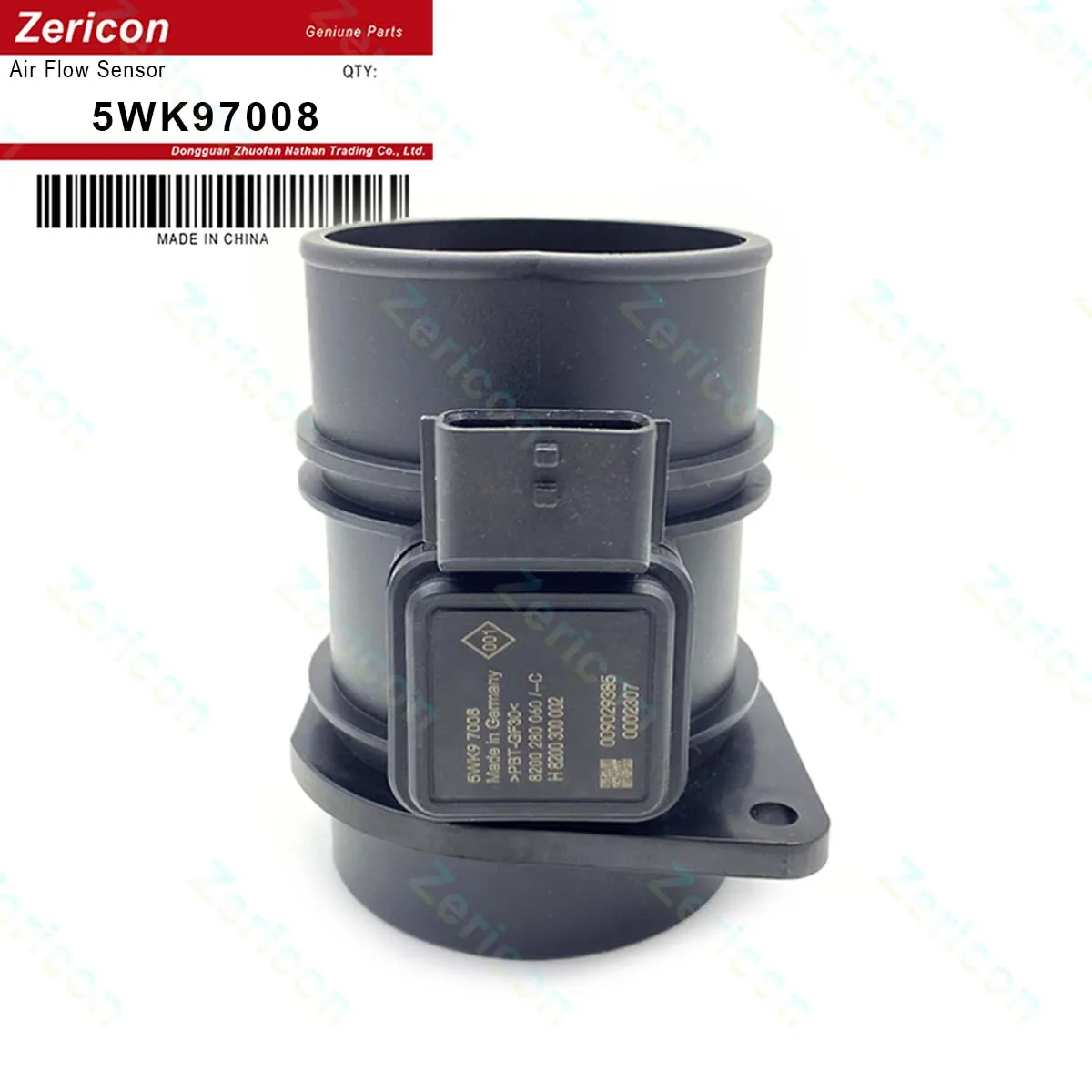 5WK97008 FOR RENAULT MASS AIR FLOW METER SENSOR 5WK97008Z 4416861 93856812 H8200300002 8200280060 8ET009142-131 8ET009142131