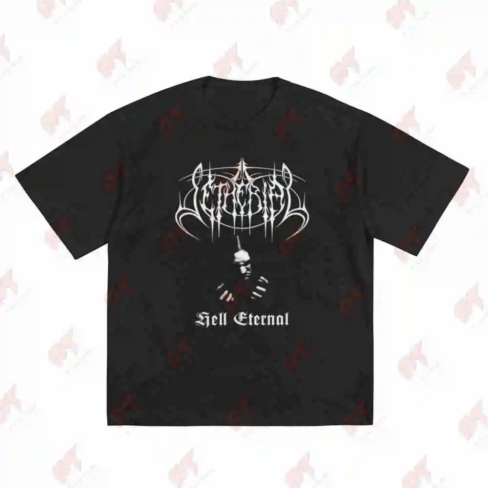Setherial 1999 Hell Eternal Swedish Black Metal Short Sleeve Tee 100% Cotton T-Shirt