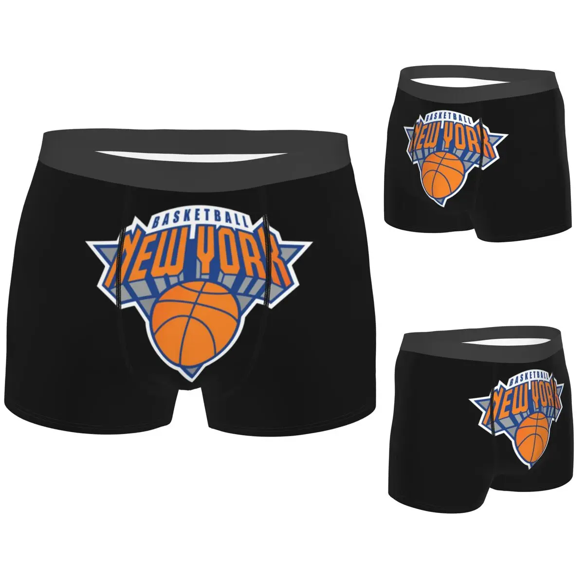 Celana Dalam Boxer Celana Pendek Celana Basket New York Pakaian Dalam Pria Nyaman untuk Hadiah Pacar Pria Homme