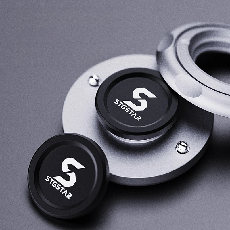 Fidget Spinner-moneda de empuje magnética, rueda de trinquete, moneda háptica EDC de Metal, juguete para aliviar el estrés, giroscopio superior, tarjeta de empuje