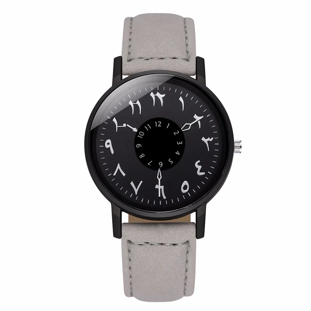Casual Frosted Belt Small Delicate Women Arabic Numbers Watch Luxury Leather Fashion Creative Dial Simple Style Quartz Watches