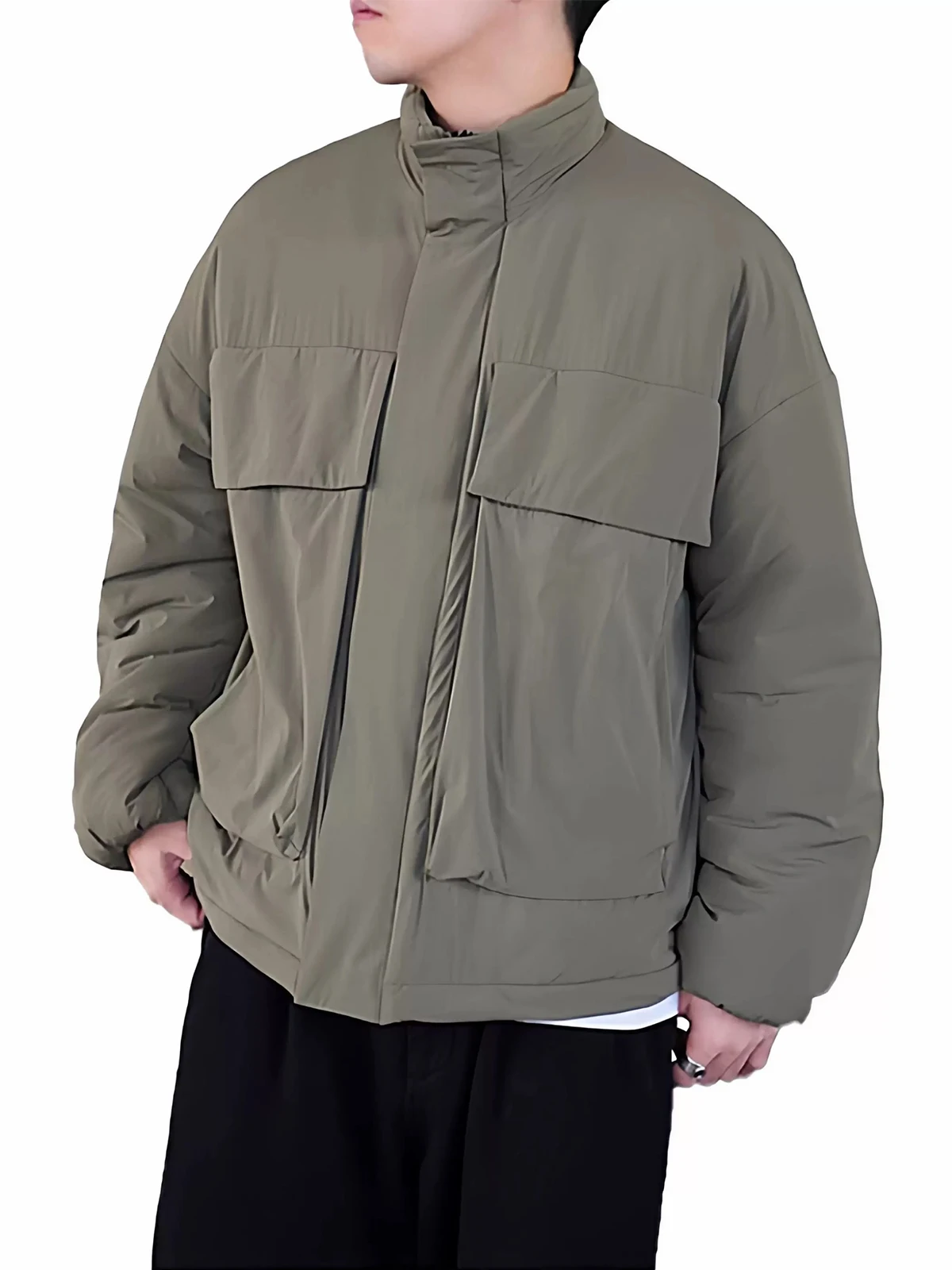 

Japanese-made anti-splashing and anti-wrinkle large-pocket thermal cotton jacket N.HOOLYWOOD