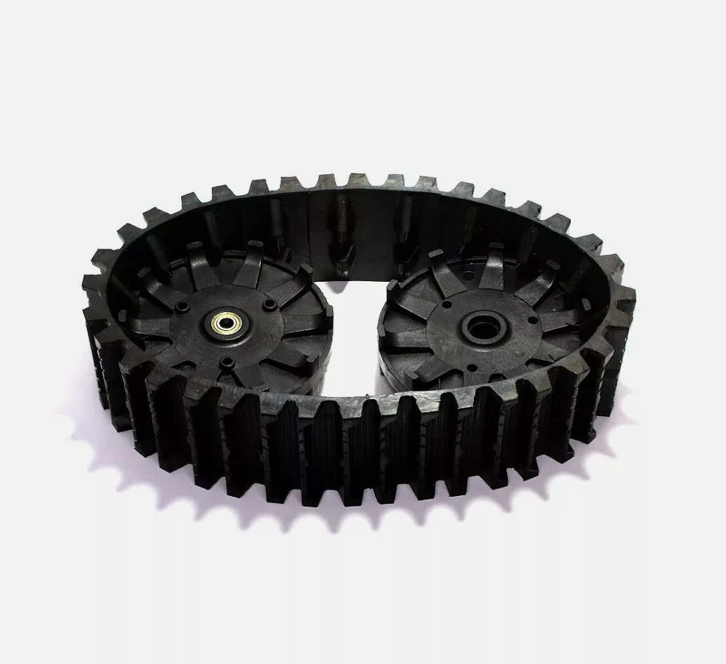 1 set Rubber Track Tracks Plastic drive wheel Ider Roller For ATV 4 Wheel Trolley Snowmobile Four Wheel modification Replace - view 3