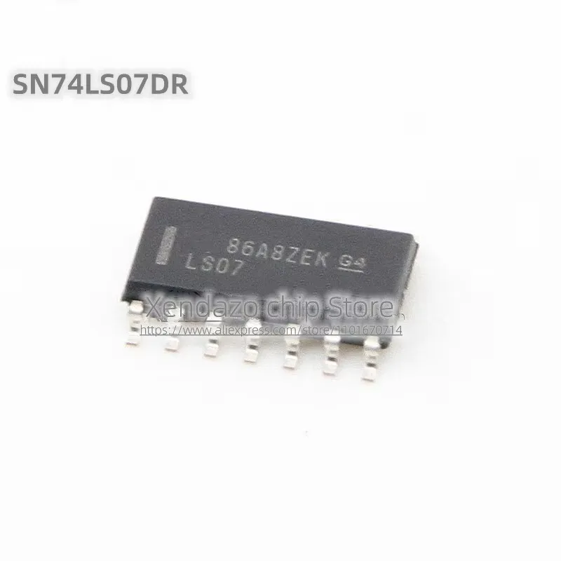 10pcs/lot SN74LS07DR SN74LS07 Silk screen printing LS07 SOP-14 package Original genuine Logic chip