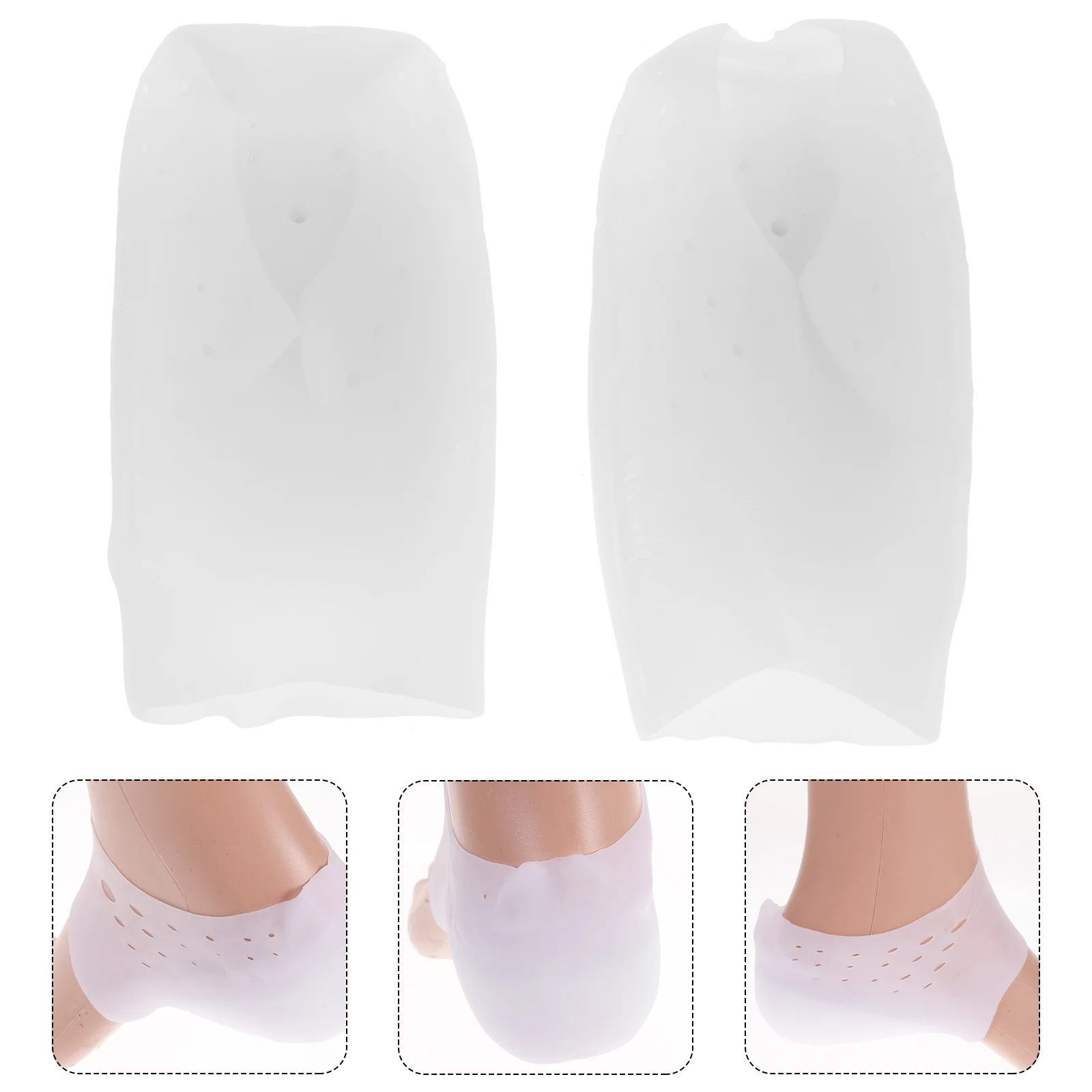 Invisible Heightening Insole Para Silicone Shoe Pads Heel Lift Inserts Plug-in Miss