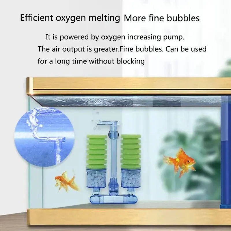 Filtro de aquário verde para aquário tanque de peixes bomba de ar skimmer filtro de esponja bioquímica aquário bio filtro filtro aquario