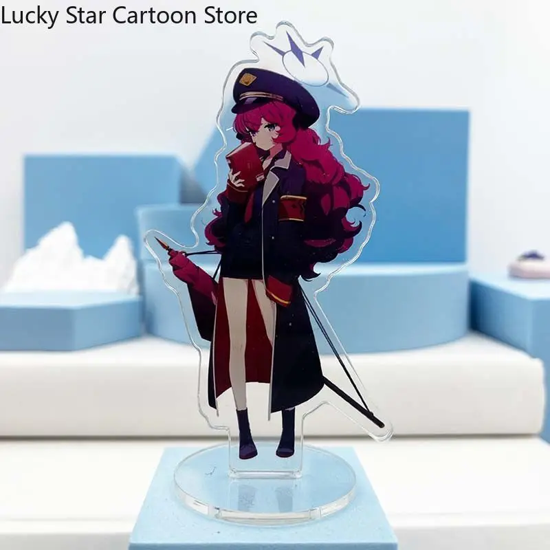 New Cosplay Hot Game Blue Archive Hyakkiyakou School Acrylic Stand Characters Kasuga Tsubaki Waraku Chise Desk Display Standing