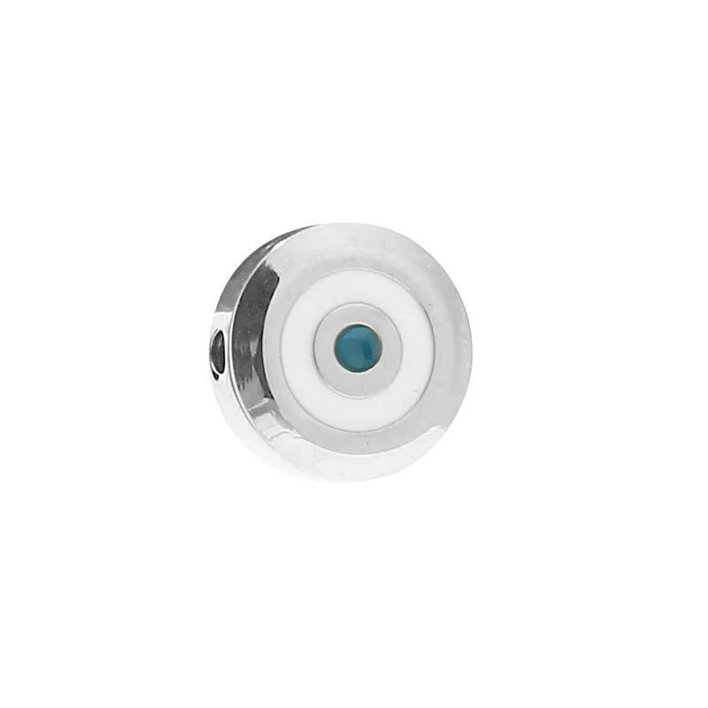 5PCS Stainless Steel Enamel Big Hole Round Beads Charm Pendants for DIY Women Necklace Bracelet 11mm
