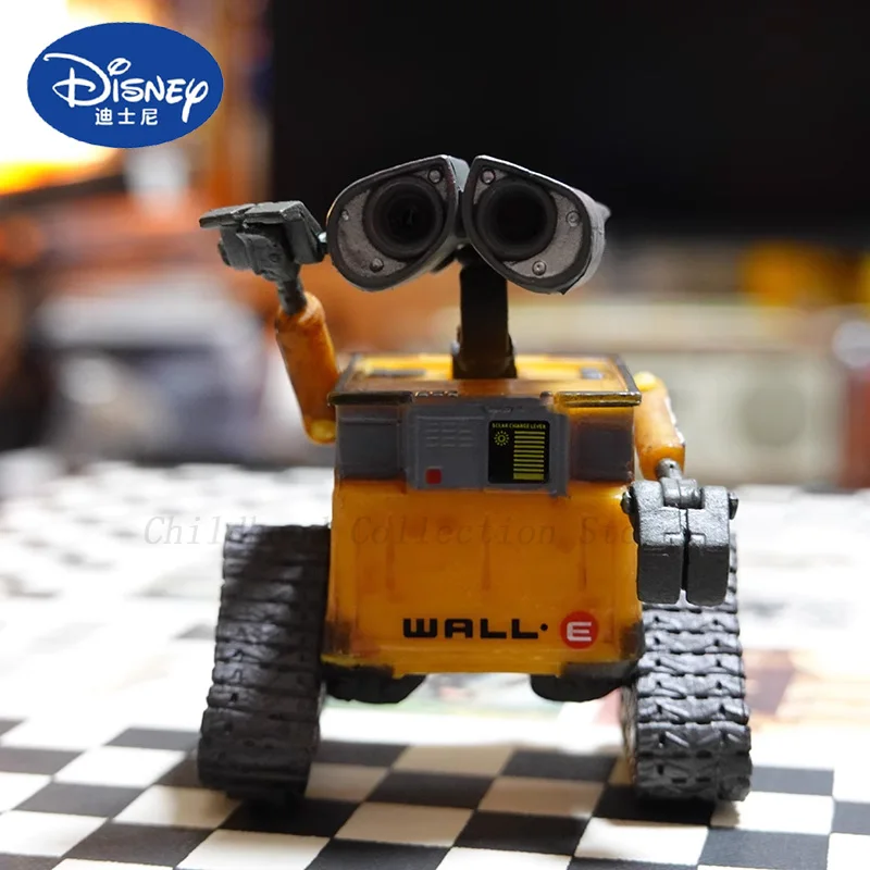 Kawaii Disney WALL.E Robot Action Figure Toy Anime WALL.E Dolls Handmade Collection Model Dolls Birthday Gifts For Kids Girls