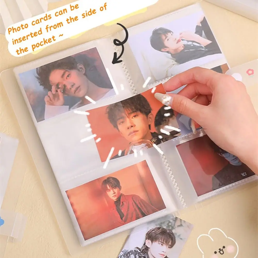 1Pcs New Collect Book Photo Album 80/160 Slots Transparent Picture Card Holder PVC 3/4/5/6/7 Inch Photocard Holder Idol Star