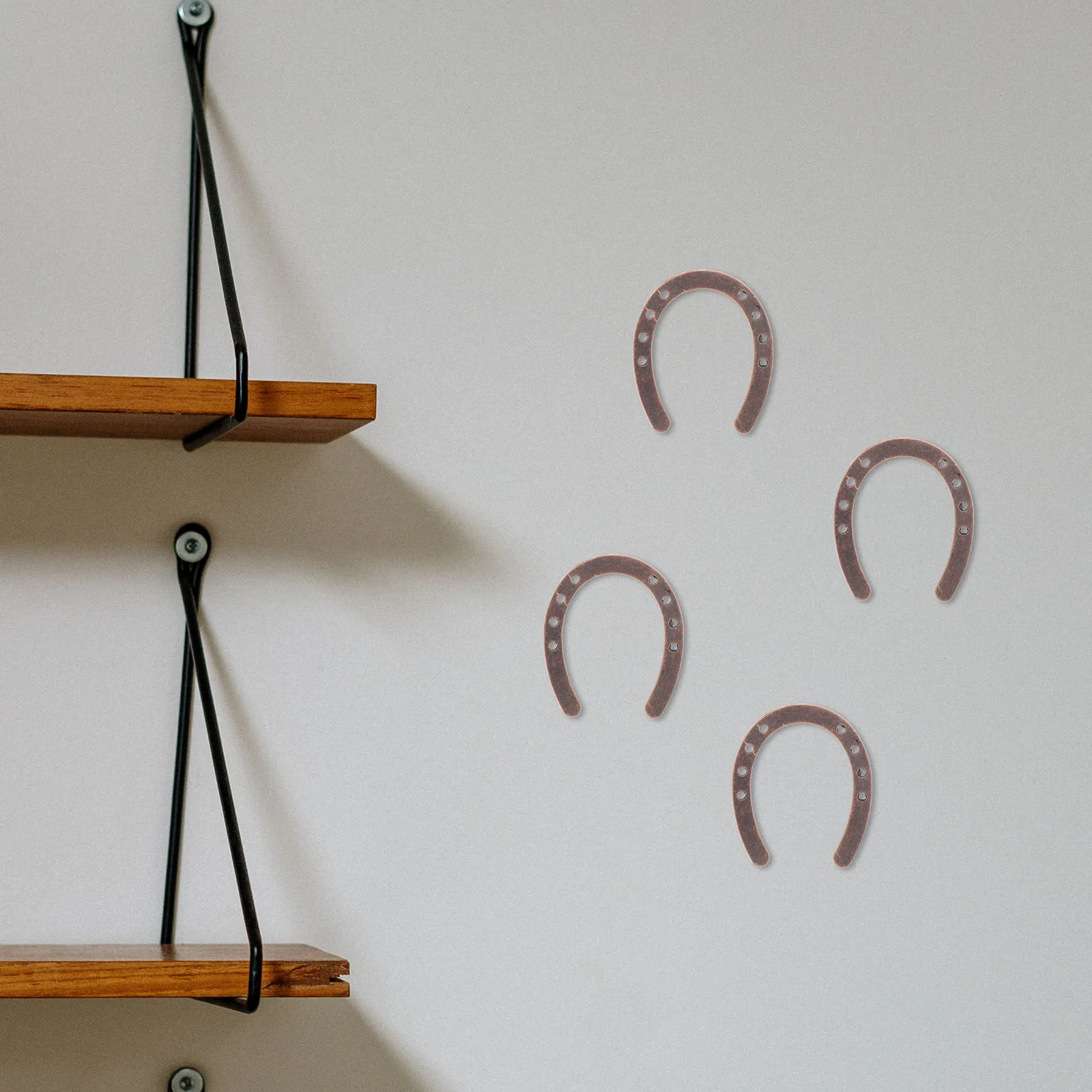 

7Pcs Mini Horseshoe Charms Metal Western Theme Cowboy Party Wedding Birthday Table Decorations Craft Supplies Lucky Horseshoe