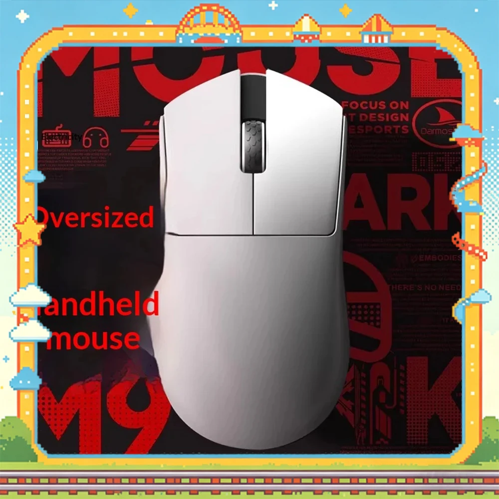 DarmoShark M9 Wireless Mouse Primary Phase 3950 Sensor Keel Frame Nordic 54LI5 Master Control Game Mouse 750IPS Accuracy Gifts