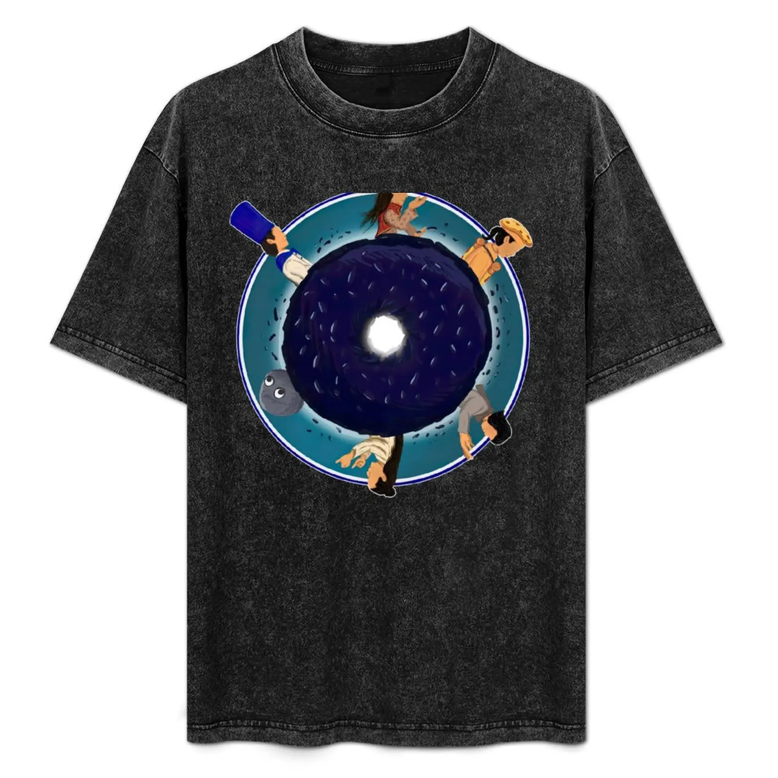 everything everywhere all at once circle T-Shirt Simple Casual Short Sleeve Cotton T-Shirt