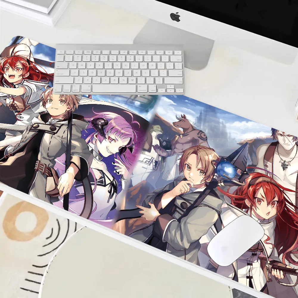 

Mushoku Tensei Anime Mouse Pad Large Mouse Mat Pink Office Desk Mat Laptop Gaming Large Mousepad