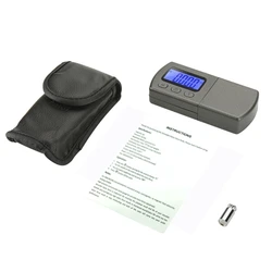 LXAF Portable Turntable Stylus Force Scale Gauge 0.01g LCD Backlight Tracking Force Pressure Gauge/Scale for Tonearm Phono