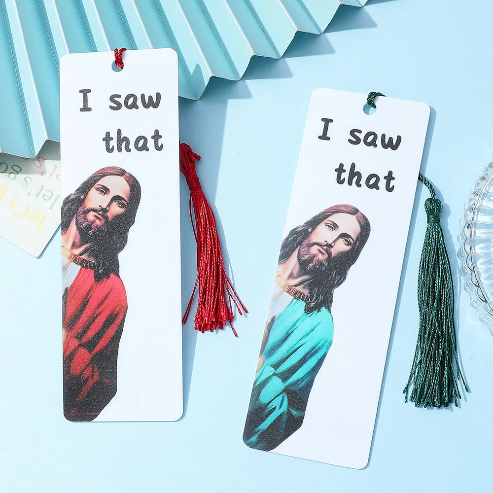 

Creative double-sided printed acrylic bookmarks with religious beliefs, practical and exquisite reading bookmarks.