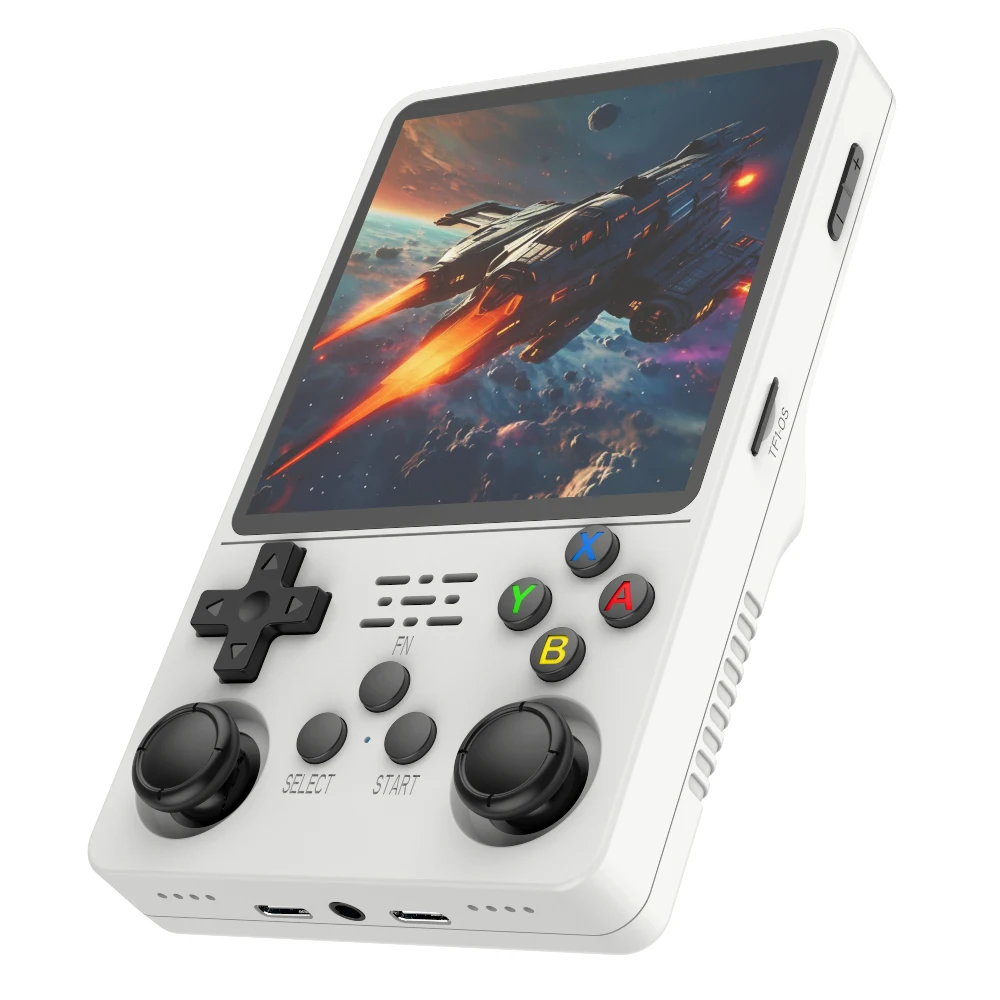 BOYHOM Großbildschirm Linux OS Retro-Spielkonsole R3 6S Plus 4,0-Zoll-IPS-Bildschirm WLAN für Tragbaren Video-Player