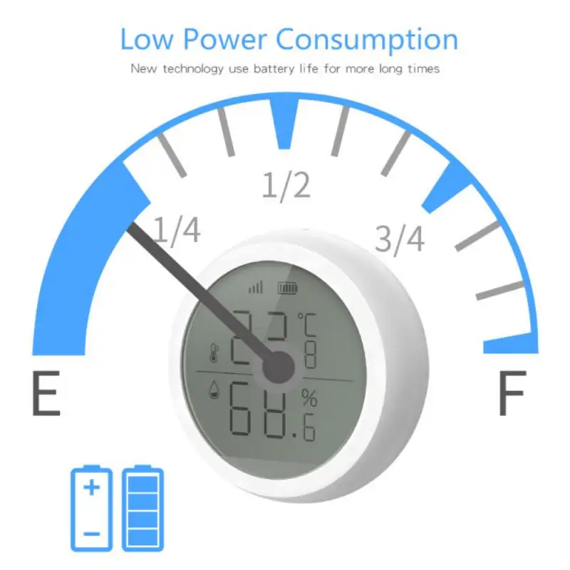 Imagem -04 - Zigbee-ewelink Sensor de Temperatura e Umidade Higrômetro Interior Detector de Termômetro Controle Remoto App Casa Inteligente