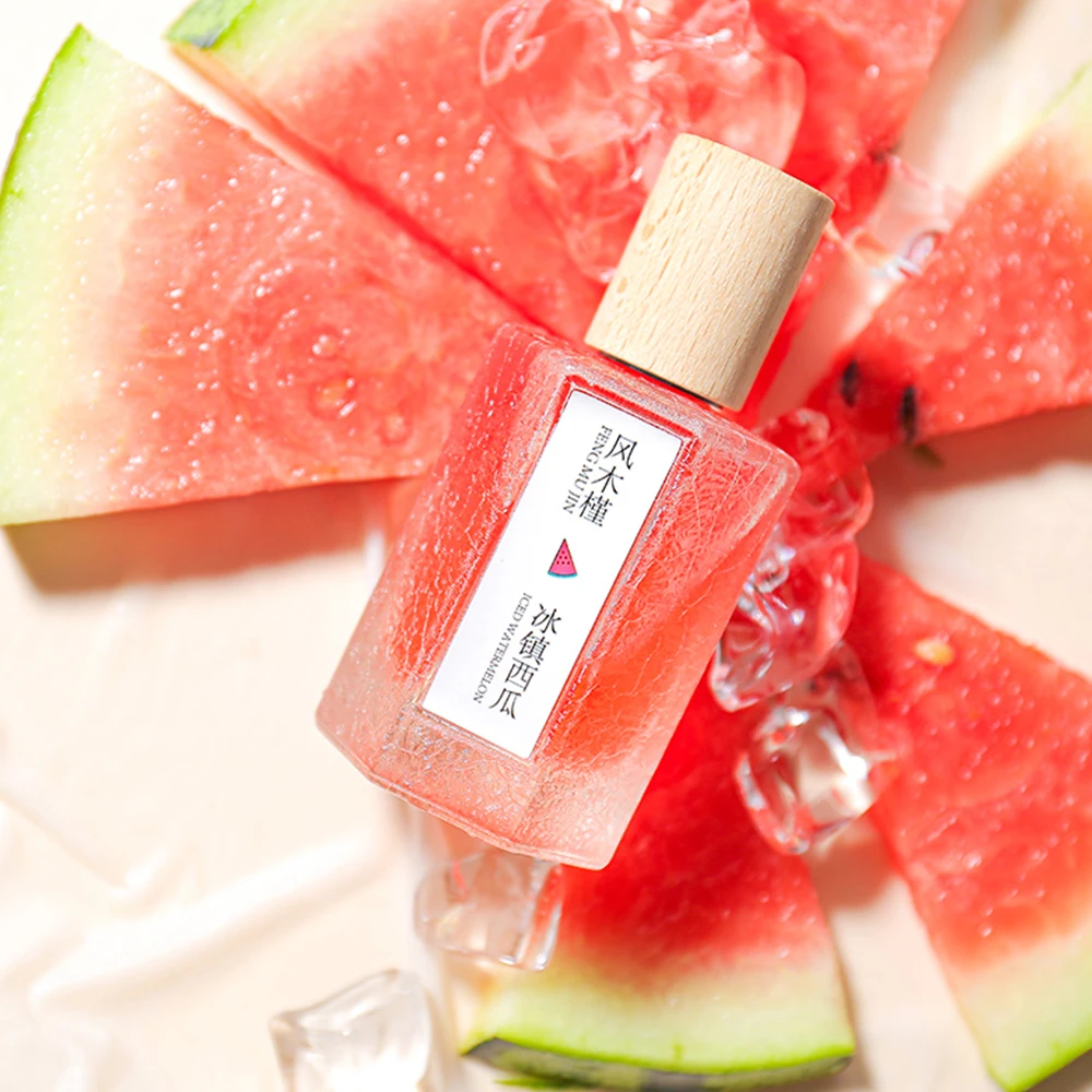 Profumo Feng Mujin Watermelon Chill - 50 ml, fragranza leggera a lunga durata, fresco e naturale, ideale per l'uso quotidiano