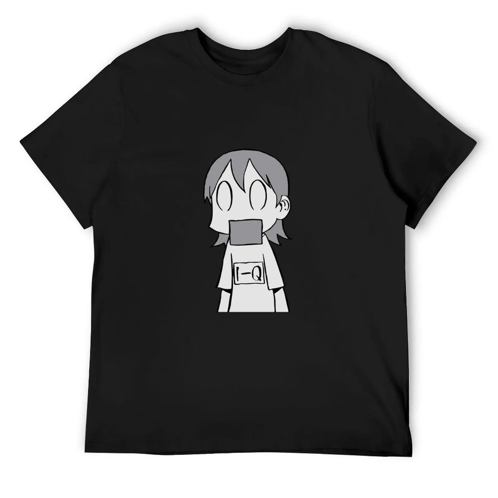 Nichijou Ehh Sticker T-Shirt man clothes korean fashion custom t shirt heavyweights mens fashion