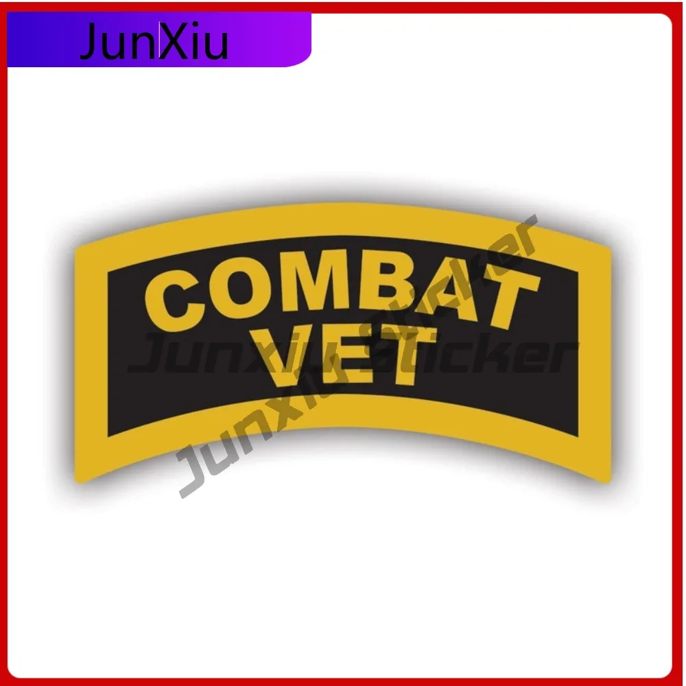 

Combat Vet Tab Sticker Uv Protected Decalsmilitary Veteran Vet Armed Forces Patriot Served Car Sticker Vinyl Decal Waterproof