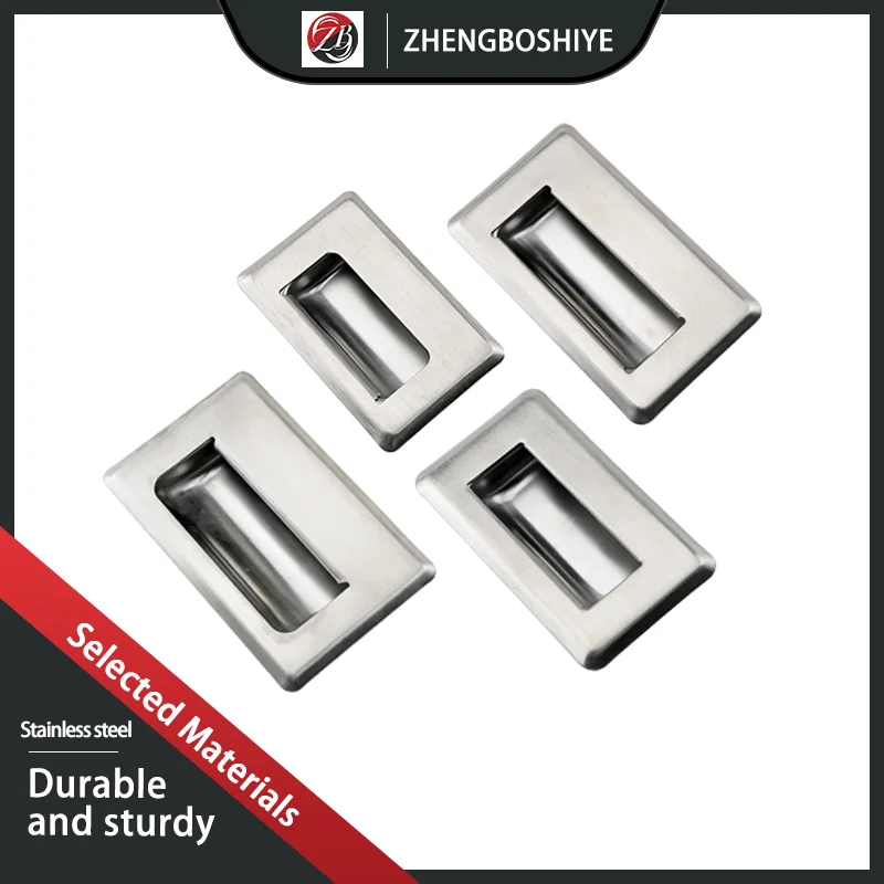 

304 Stainless Steel Nut Type Multi Specification Concealed Handle Industrial Embedded Kitchen Cabinet Business Activity