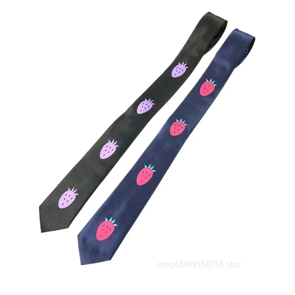 Anime JoJo's Bizarre Adventure Fugo Pannacotta Kira Neck Tie Small Strawberry Cosplay Costumes Christmas Props Halloween Gifts