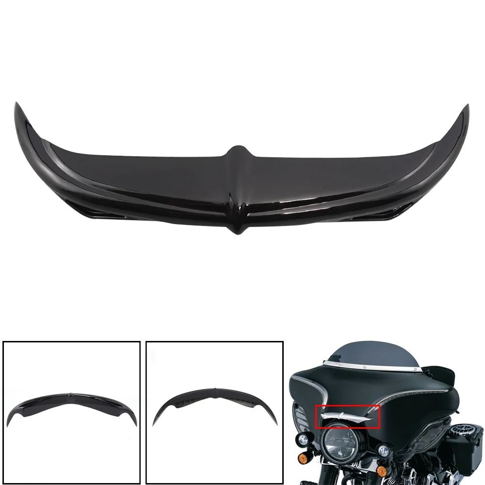 

Motorcycle Head Light Batwing Eyebrow Eyelid Fairing Accent Trim ABS Plastic For Harley Electra Glide Street Glide Trike 1996-13