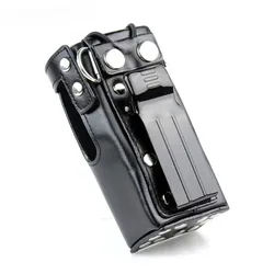 Hard Leather Carry Case Holster with Belt Clip Strap For Motorola GP3688 CP140 CP150 EP450 CP160 CP200 CP040 Two Way Radio Bag