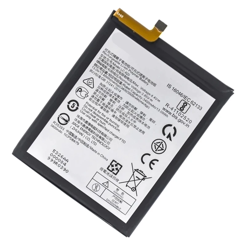 LC-620 3400mAh For Nokia 7.2 Phone Li-Polymer Rechargeable Battery Replacement