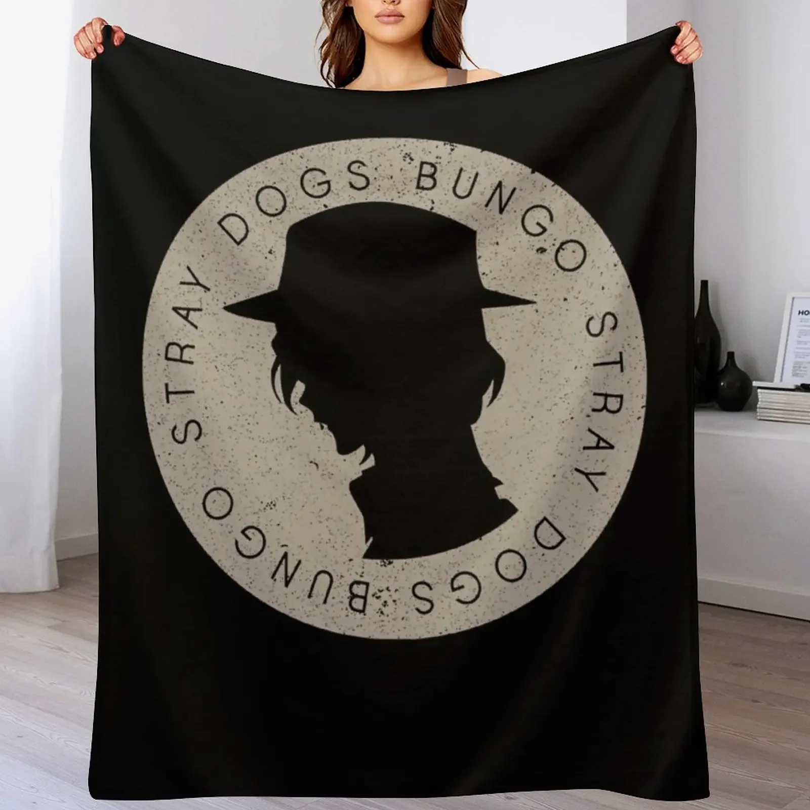 Bungo Stray Vintage - Bungo Stray Classic Throw Blanket Warm Flannel Blanket for Couch Chair Bedroom