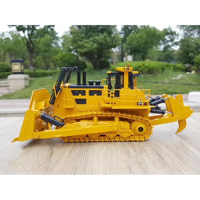 รถดันดิน SHANTUI SD90-C5 รุ่นหล่อขึ้นรูปโลหะผสม อัตราส่วน 1:43 ของเล่นสะสม ของที่ระลึก ของขวัญสำหรับเด็กผู้ชาย สำหรับจัดแสดง