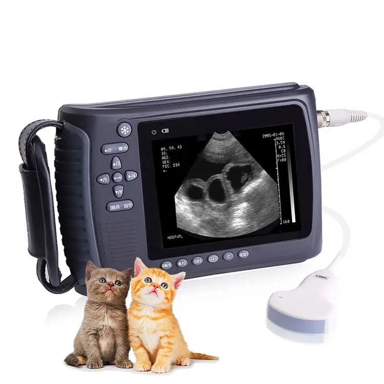 MSLVU22 handheld portable veterinary ultrasound for cattle sheep dog animal pregnancy