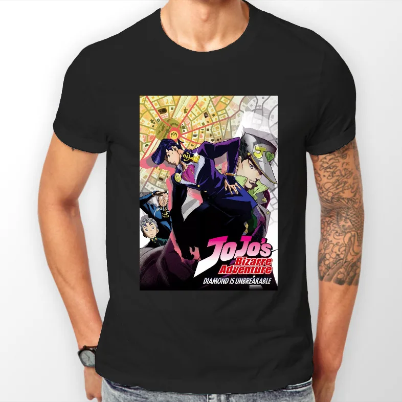 Le bizzarre avventure di JoJo JoJo Anime Manga Maglietta unisex T-shirt TUTTE LE TAGLIE