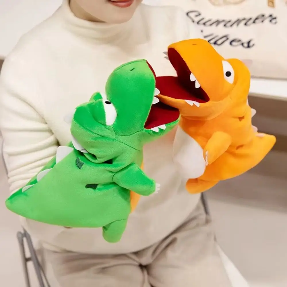 Parent-child Interactive Dinosaur Hand Puppet Simulation Early Education Dinosaur Cosplay Doll Collection Cartoon