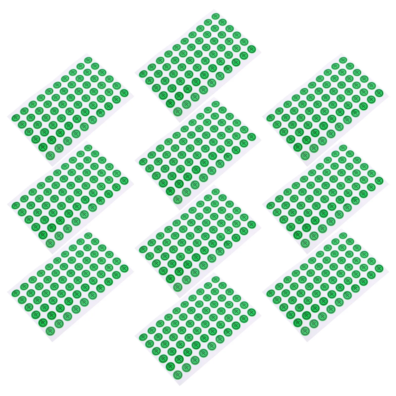 

10Pcs Grounding Warning Stickers Strong Adhesive Peel and Stick Safety Labels for Factory Construction Electrical Room Machinery