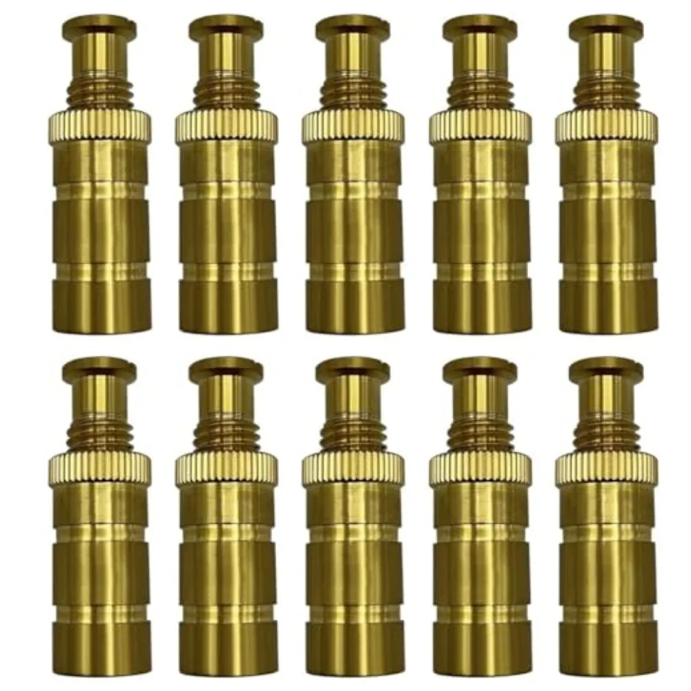 Brass Pool Cover Anchors for 3 4 inch Holes Long Lasting Pool Safety Fasteners Compatible with Most Cover Brands 5 or 10 Pieces