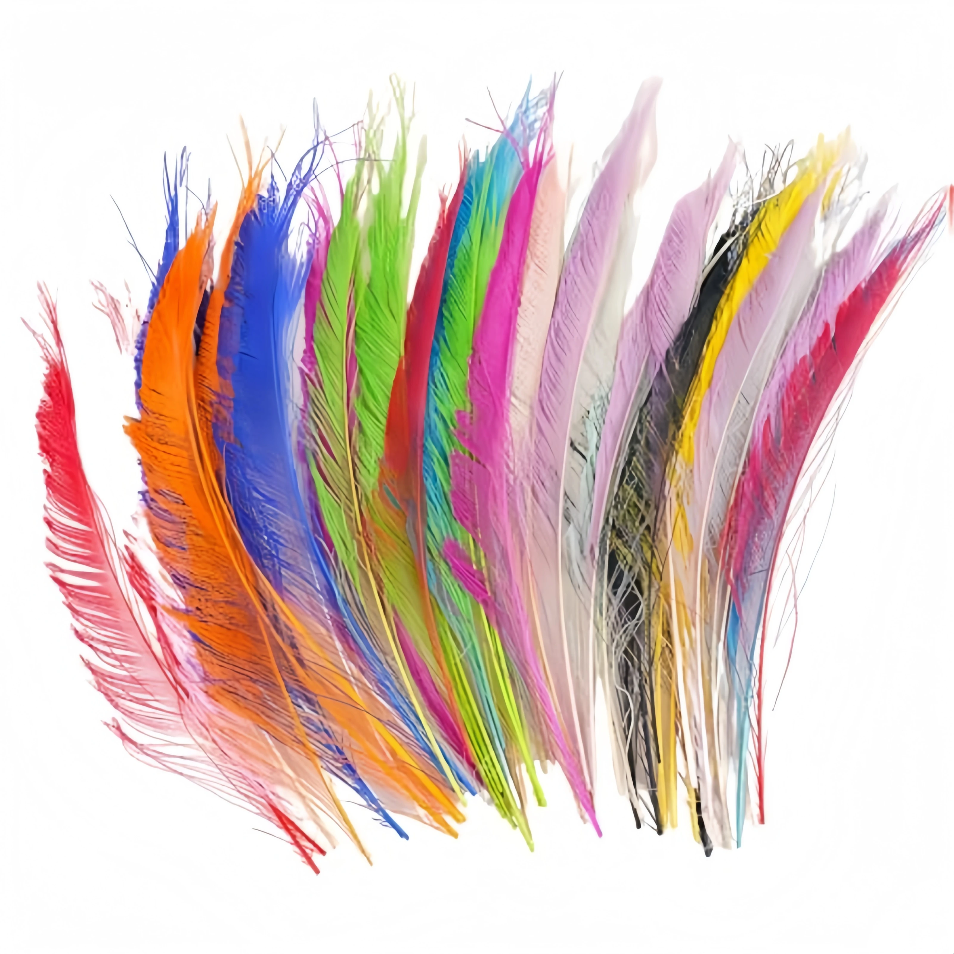 

Оптовая продажа, меч из павлиньих перьев 25-35 см, окрашенные перья для украшения своими руками, край павлина, крыло, цветочная вставка, игрушка для кошек, принадлежности для рукоделия