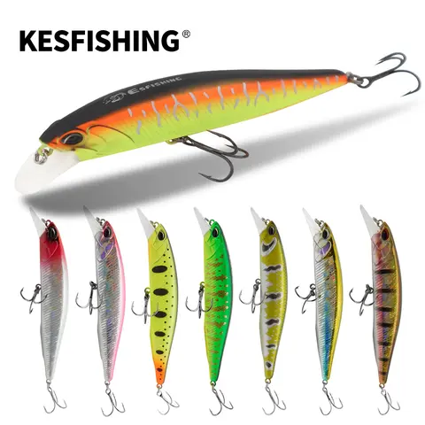 KESFISHING Fishing Bait Minnow 100mm16g Depth 0.8-1.5m Sparrow Quality Professional Jerkbait Suspend Hard Lures