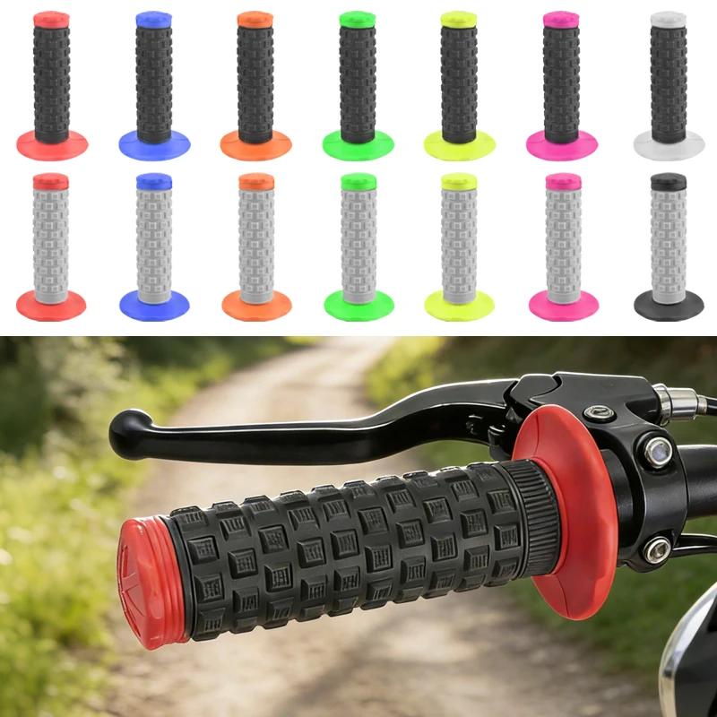Manillar de motocicleta de 22mm y 24mm, pieza de manillar de motocicleta para Yamaha KTM HONDA Motocross Moto Grip Pit Bike Universal