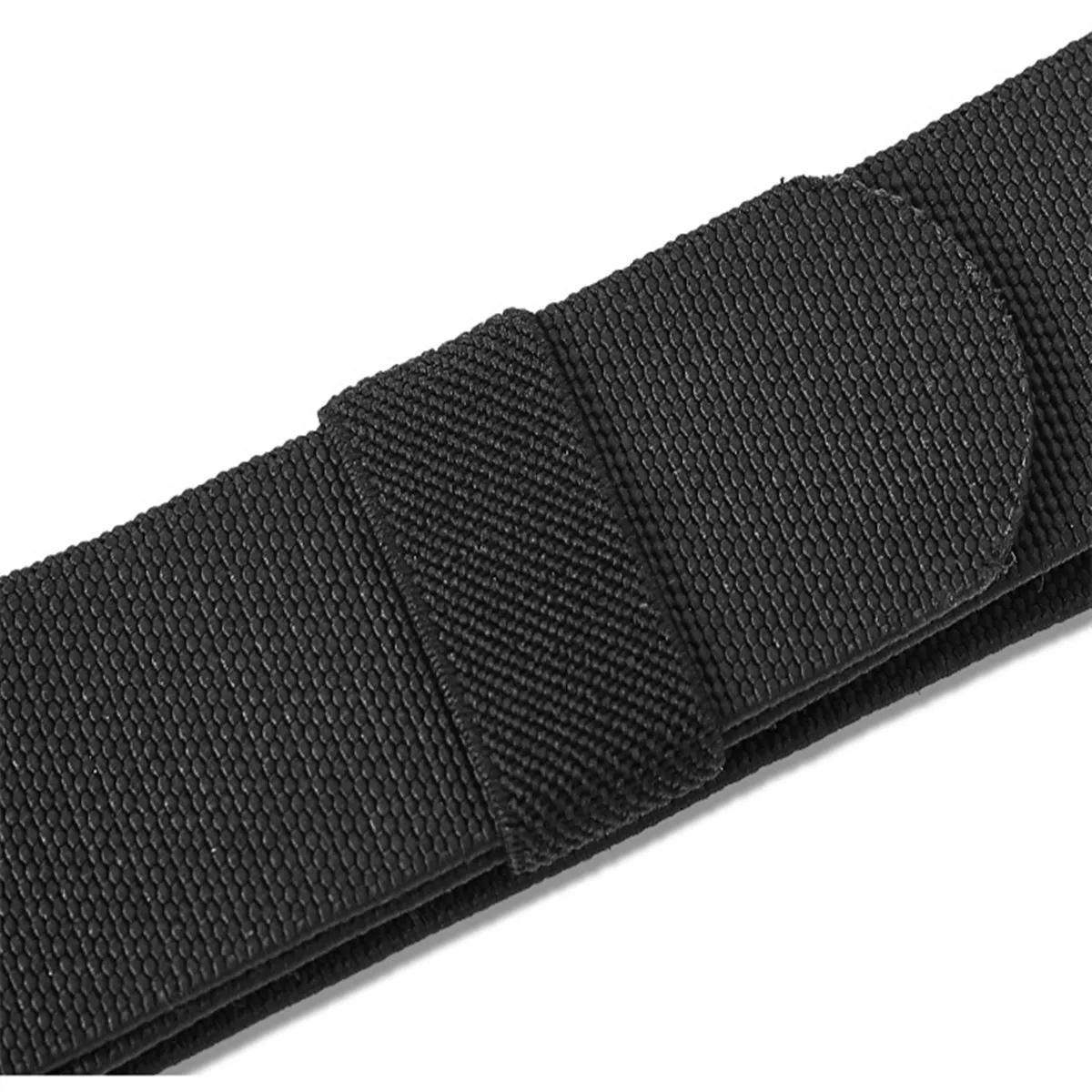 Herren- und Damengürtel, Lochloser Nylon-Gürtel, Gürtel mit Kunststoffschnalle, Militär-Nylon-Mischgürtel, Elastisch – Detail 8