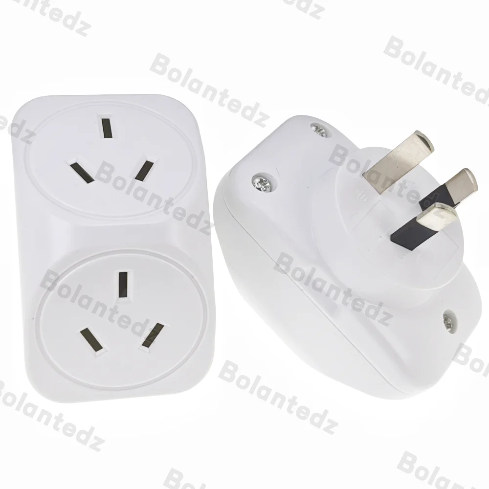 Australian AU NZ Converter One In Two Extension Plug SAA Multi Plug Mini Slim Wireless Outlet Adapter Light Convenient